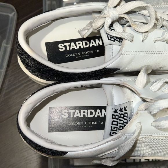 GOLDEN GOOSE Stardan Leather Low-Top Sneakers - Picture 12 of 13